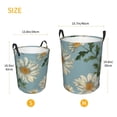 thumbnail image 3 of Original Design Daisies Flowers Pattern Laundry Hamper Medium Storage Basket/Toy Organizer/Dirty Clothes Bucket, 3 of 5