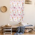 thumbnail image 2 of Pale Pink Tapestry, Watercolor Style Rural Meadow Floral Pattern Inspired by Fresh Spring Nature, Wall Hanging for Bedroom Living Room Dorm Decor, 60W X 80L Inches, Multicolor, by Ambesonne, 2 of 5