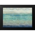 thumbnail image 2 of Coulter, Cynthia 14x11 Black Modern Framed Museum Art Print Titled - Abstract Waves Blue-Gray Landscape, 2 of 5