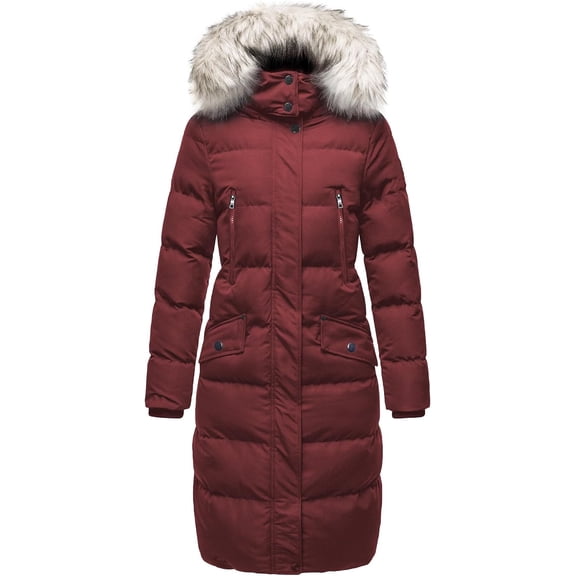 Women's Winter Quilted Down Hooded Parka Jackets Thickened Warm Puffer Coat