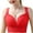 Red, variant on Paiwinds Women's Comfortable Lace Bra - Plus Size C Cup Gathering Side Smoothing Support for Fuller Figures Daily Wear