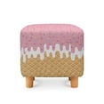 thumbnail image 2 of Jiueut Ice Cream Print Footstool Slipcover, Folding Ottoman Cover Folding Storage Furniture Protector Breathable Non-Slip Footrest Protector for Pets & Kids, 2 of 7