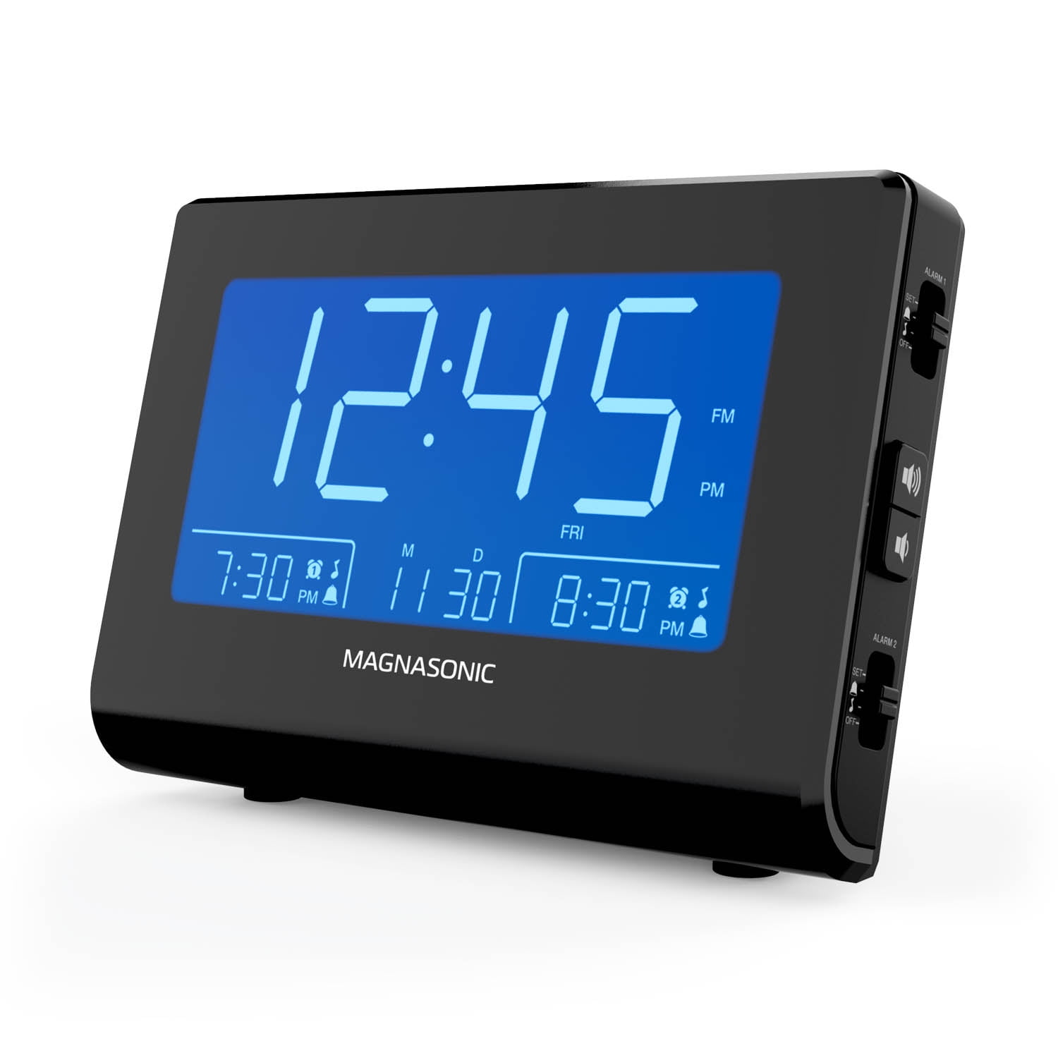 Magnasonic Alarm Clock Radio With Usb Charging For Smartphones