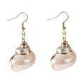 thumbnail image 2 of Nvzi-a Beach Jewelry Summer Casual Seashell Conch Drop Dangle Earrings for Women and (04), 2 of 2