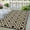 Black Coffee, variant on FairOnly 8'x10'Outdoor Area Rug Geometric Reversible Stain Resistant Rugs for Balcony Beach