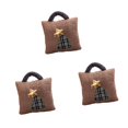 thumbnail image 2 of 3 piezas de almohadas navideñas de peluche con bolsillo de almacenamiento, bonito adorno navideño, cojín cuadrado para el hogar, la oficina, el Árbol de Navidad, 2 of 8