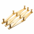 thumbnail image 1 of Tutuviw - Juego de 3 perchas de pared en forma de acordeón, moderno perchero expandible para pared, perchero de madera maciza para sombreros, 10 clavijas, 1 of 7