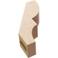 thumbnail image 6 of Ekena Millwork 3"W x 8"D x 12"H Ridgewood Rough Cedar Woodgrain TimberThane Knee Brace, Primed, 6 of 6