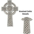 thumbnail image 3 of Pewter Irish Knotted Celtic Cross, Religious Wall Decor, 8 Inch, 3 of 7