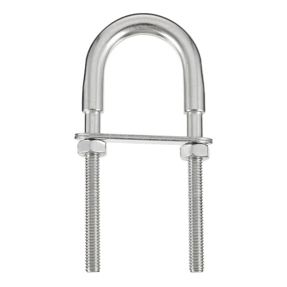 Homoyoyo Heavy Duty U-Shaped U-Bolts 304 Stainless Steel, Household Use, 1 Set Fasteners