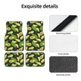 thumbnail image 4 of Disketp Fresh Avocado for Crystal Velvet Car Mats Four-Piece Set,All-Season Automotive Protection, Vehicles, Cars, Trucks, and SUVs,Anti-Slip Design, 4 of 7