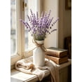 thumbnail image 4 of Iron Floral Arrangement Vase, White/Blue Tall Metal Flower Vase, Unbreakable Rust-Resistant, Decorative Practical, for Fresh/Dried Flowers Home Bedroom Kitchen Living Room Centerpiece, 4 of 6