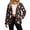 Cute Santa Claus Gift, variant on SCRAWLGOD Fleece Jacket for Ladies Snap Shacket Skull Guitar Rock Music Warm Winter Sherpa Lined Halloween Coat, 2026 Trendy Cardigan, Lapel Collar, 2 Side Pockets, Lightweight, 3X-Large