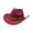 Wine, variant on CUIYUAN Vintage Western Cowboy Hat for Men Women Wide Brim Cowgirl Fedora Hats Cowboy Hat Cowboy Hat Western Hat Jazz British Hat Beach Cowgirls Cattleman Cowboys Hats JN