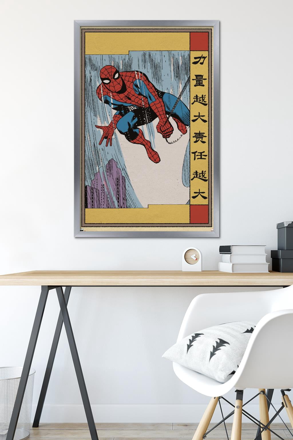 Marvel Modern Heritage - Spider-Man Wall Poster, 22.375" x 34" Framed