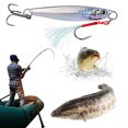 thumbnail image 2 of Cebo pesca lubina señuelo con plantilla metal curricán 17-60g doble anzuelo duro T (E), 2 of 9