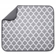 thumbnail image 1 of Estera de secado de platos de microfibra para el hogar, escurridor para fregadero de cocina, posavasos absorbente para toalla de té, 1 of 3