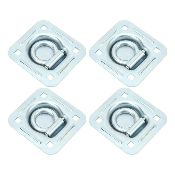 Antradores Atatos de Cargo de Carge, Alta de Servicio Alta Hight 4 PCS 124X114MM ANILLOS TIPE D DOW DOW D PARA REMOLQUE DE CUBOS