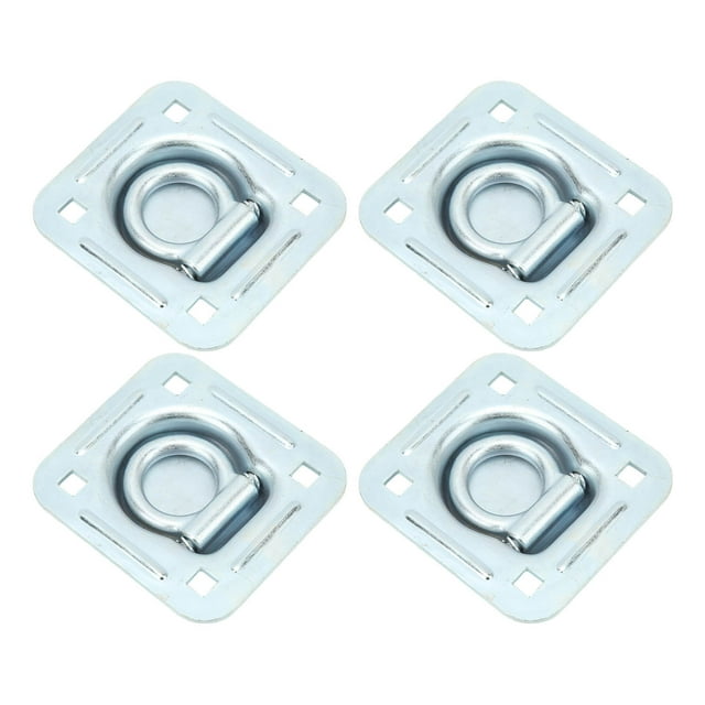 Antradores Atatos de Cargo de Carge, Alta de Servicio Alta Hight 4 PCS 124X114MM ANILLOS TIPE D DOW DOW D PARA REMOLQUE DE CUBOS