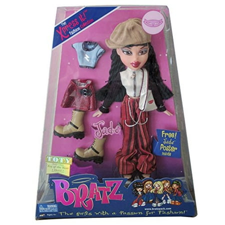 Bratz The Xpress It! Fashion Collection Jade Doll with Accessories & Poster 2002