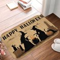 thumbnail image 5 of 1pc Happy Halloween Absorbent Non-Slip Bathroom Thickened Flannel Rug Decor,Soft,Quick Drying,Suitable For Indoor/outdoor Use,Bathrooms,Bedrooms,Kitchens,Terrace,Laundry Rooms,16"x24", 5 of 9