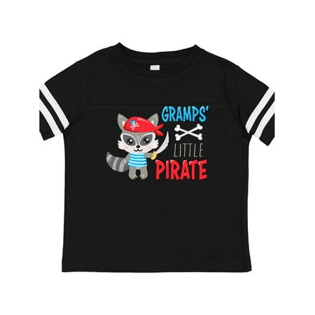 

Inktastic Gramps Little Pirate Cute Raccoon with Sword Gift Toddler Boy or Toddler Girl T-Shirt