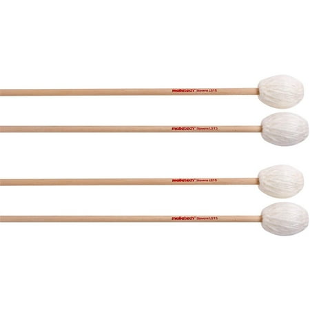 Marimba Keyboard Mallet - Malletech Stevens Marimba Mallets Set of 4 (2 Matched Pairs) 15