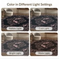 thumbnail image 7 of ODIKA 8'x10' Washable Area Rug Non-Slip Chair-Friendly Mat Moth Butterfly Distressed Scrollwork Shaped Pink Gothic Vintage Refined for Dining Room, Large Office, Lounge, 7 of 7