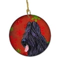 thumbnail image 1 of Carolines Treasures SS4696-CO1 Briard Flocons de Neige Rouges Ornement en Céramique de Noël, 1 of 2