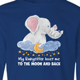 thumbnail image 4 of Inktastic My Babysitter Loves me to the Moon and Back Elephant Family Long Sleeve Youth T-Shirt, 4 of 5