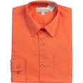 thumbnail image 3 of Boy's Regular Fit Long Sleeve Standard Cuff Pocket Uniform Casual Dress Shirt, 3 of 3