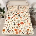 thumbnail image 2 of Homewish Chic Flowers 4pcs Bed Sheets for Female Men Adults,Spring Garden King Sheets,Flying Butterflies Super Cozy Sheet Set,Super Cozy Room Decor, 2 of 7