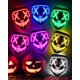 thumbnail image 4 of Máscara de Halloween, máscara de purga con luz LED, disfraz de máscara de purga, disfraz de máscaras de Halloween para hombres, mujeres y niños, 4 of 5