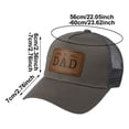 thumbnail image 3 of WAYUTE Father's Day Unisex Letter Embroidered Mesh Visor Hat Retro Versatile Adjustable Snapback Cap Trendy Casual Outdoor, 3 of 3