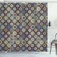 thumbnail image 1 of Ambesonne Geometric Shower Curtain, Abstract Big Dots, 69"Wx75"L, Multicolor, 1 of 3