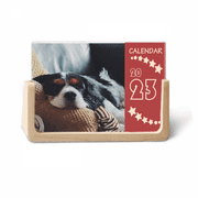 Lazy Dog Animal Sentimental Picture Desk Calendar Desktop Decoration 2023
