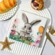 thumbnail image 4 of Servilletas de papel con forma de conejito de Pascua | Servilletas desechables con temática animal para fiestas de Pascua | 20 servilletas de papel con estampado multicolor, 4 of 6