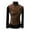 E-72Brown, variant on FAOWME Men's Vest Retro Style Sleeveless Stand Collar Solid Color Buttons Fashion Comfortable Tops For Daily Wear Black L