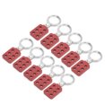 thumbnail image 4 of Candado de seguridad Jadeshay 10 piezas Cerrojo de bloqueo 38 mm 1,5 pulgadas Rojo, 4 of 8