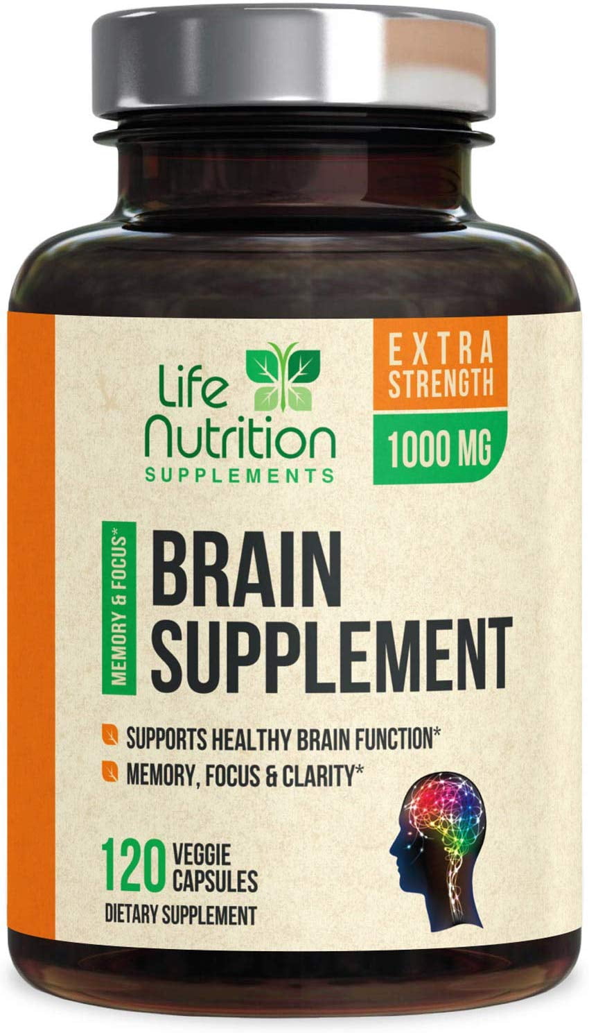 Life Nutrition Brain Supplements Natural Nootropic Booster ... Life Nutrition Brain Supplements Natural Nootropic Booster ...