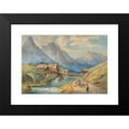 thumbnail image 2 of Anton Doll 14x11 Black Modern Framed Museum Art Print Titled - Dorf Am Gebirgsbach, 2 of 5