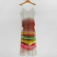 thumbnail image 5 of Hamburger Sleeveless Suspender Dress Summer Fashion Casual Long Dress, 5 of 9