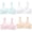4pcs, variant on LYMAYTER Teens Girls Seamless First Training Bras Young Girls Soft Comfortable Sports Bralette Tops