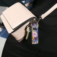 thumbnail image 5 of Yuyamidu Boho Mandala Flower Chapstick Holder Keychain Fashion Women's Car Keychain Multifunctional Lip Balm Gloss Holder Portable Sleeve Lipstick Pouch, 5 of 6