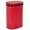 Red, variant on | 13 Gallon Trash Can with Lid | Automatic Touchless Garbage Can | Odor Control | Modern Oval Design | Easy to Clean | Plastic | Black | Fits Any Kitchen, Bathroom, Office or Home