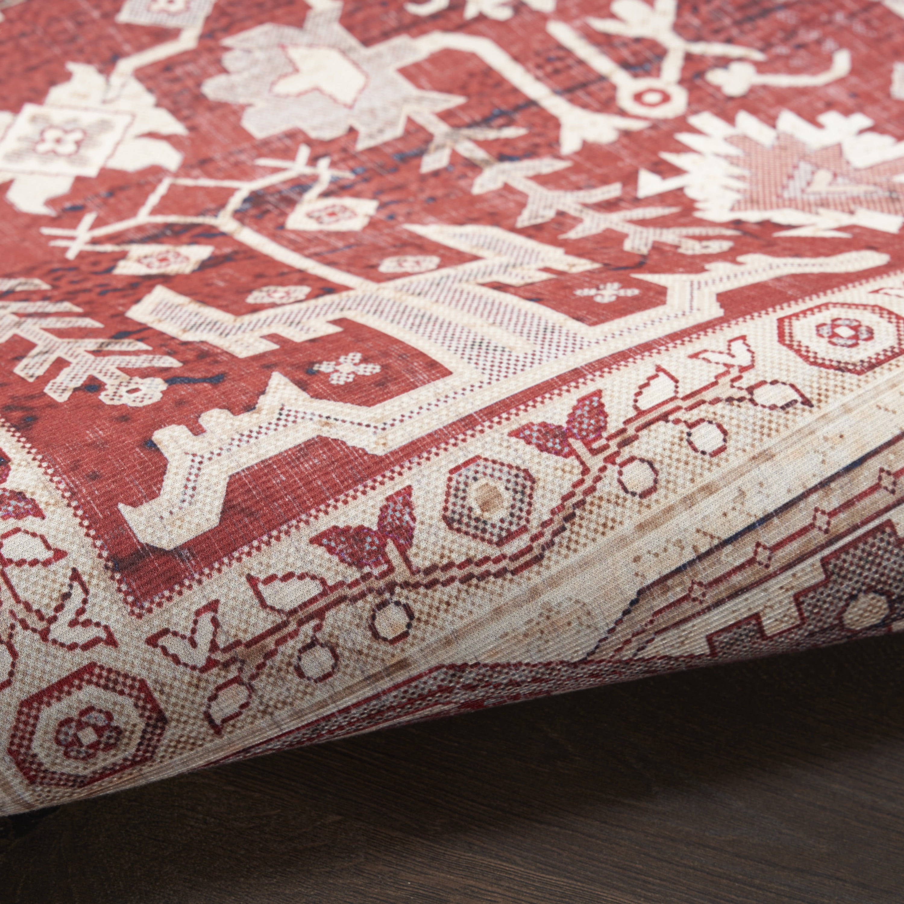 Nourison Vintage Home Bohemian Red 5' x 7' Area Rug (5x7)