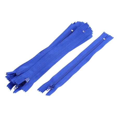 - Unique Bargains Dress Pants Closed End Nylon Zippers Tailor Sewing Craft Tool Blue 18cm 10 Pcs for Home Essential