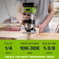 thumbnail image 3 of Greenworks PowerAll 24V Brushless Cordless Router, (Tool Only), RT350A1, 3 of 16