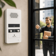 CCNZZITSHT Wireless for Home, 656ft Long Range House Intercom System, Room to Room Intercom, Counter Window Intercom System
