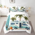 thumbnail image 2 of YST, Sea Surfing Sports, Marine Theme, 7-Piece, Queen Size Comforter Set, 2 of 4
